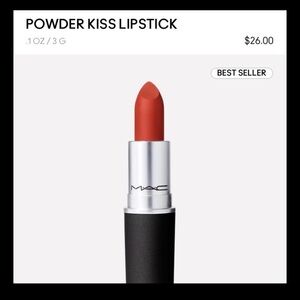 MAC AUTHENTIC POWDER LIPSTICK NEW UNUSED